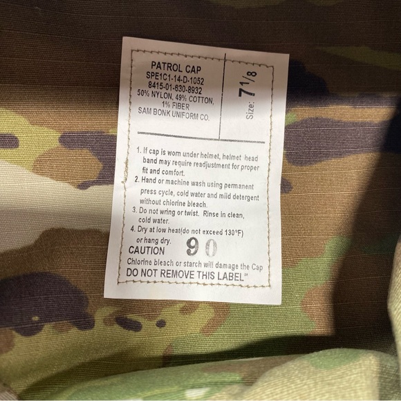 U.S. Army Multi-cam patrol cap - Picture 4 of 4